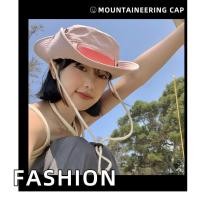 ราคา CODหมวกบักเก็ตเดินป่า หมวกกันแดด ตั้งแคมป์ ปีนเขา มีสายคล้องคอ ปีกกว้าง ไม่ใช้การปัก2025 (43976381835)