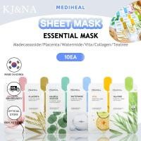 ราคา MEDIHEAL New Essential Mask Box 10 แผ่น Teatree ไวต้า เอสเซ้นส์ วอเตอร์ไมด์ คอลลาเจน พลาเซนต้า Madecassoside (42257454051)