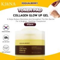 ราคา EQQUALBERRY Collagen Glow Up Gel Toner Pads 60 ชิ้น (43524503674)