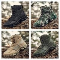 ราคา กีฬากลางแจ้ง Mid Top รองเท้าทหารรองเท้าเดินป่ายางแต่เพียงผู้เดียวรองเท้าเดินป่ารองเท้าต่อสู้ (56751751154)