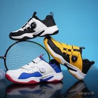 ราคา รองเท้าแบดมินตันสำหรับเด็ก แบบเอ็นเนื้อ สวมใ่ายสำหรับการเล่นกีฬากลางแจ้ง (43722389669)