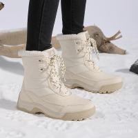 ราคา กีฬากลางแจ้ง Snow Boots High Top Cotton Boots รองเท้าผู้หญิง Mid Tube Boots รองเท้าสกี (42412629317)