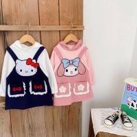 ราคา ชุดเดรสเอี๊ยมแขนยาวมีฮู้ดเด็กหญิง (23857393634)