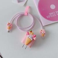 ราคา ชุดถนอมสายชาร์จ งานDiY พร้อมส่งจากไทย 18 20w 1ชุด5ชิ้น (18193078314)