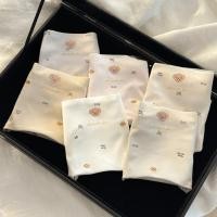 ราคา กางเกงในผู้หญิง ไร้ขอบ ไอซ์ซิลก์ ลายการ์ตูนพิมพ์น่ารัก ซับเป้าฝ้าย ระบายอากาศ บางเบา ใส่สบาย 40 60 กก (29041080339)