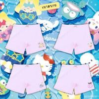 ราคา กางเกงซับในเด็กสีชมพู รุ่นสลิม กางเกงใน กันโป๊ ลายซานริโอ้ ขาไม่บาน ยืดหยุ่นเบาสบายไม่เข้าวิน 2 12 ปีกางเกงซับใน (41708367384)