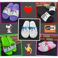 ราคา รองเท้าแตะแบบสวมผู้หญิง รองเท้าแตะลายการ์ตูน snoopy adda 82T01 (5764356680)