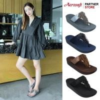 ราคา Aerosoft รองเท้าแตะผู้หญิงแบบสวม รองเท้าแตะหูหนีบ ทรงแฟชั่น Aerosoft FW8381 (50100684140)