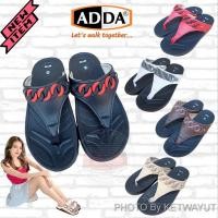 ราคา รองเท้าแตะแบบสวมผู้หญิง รองเท้าแตะส้นสูง ส้นตึก หูหนีบ Adda 62T08 (25529398415)