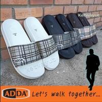 ราคา รองเท้าแตะผู้ชาย รองเท้าแตะแบบสวม ใส่ลำลอง adda 82209 (18817505655)