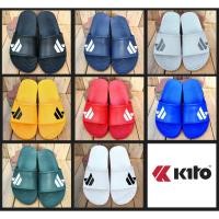 ราคา รองเท้าแตะผู้ชาย รองเท้าแตะแบบสวม แบบลำลอง kito AH27 (2677511070)