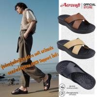 ราคา Aerosoft รองเท้าเพื่อสุขภาพ รองเท้าแตะแบบสวมผู้ชาย แอโร่ซอฟ รุ่น SM3032 (40418586702)