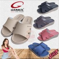 ราคา GAMBOL รองเท้าแบบสวมผู้หญิง รองเท้าแตะผู้หญิง เพื่อสุขภาพ รุ่น 42185 (29721815061)