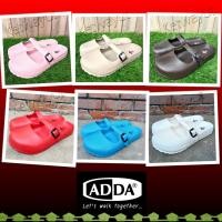 ราคา รองเท้าแตะหัวโต ผู้หญิง รองเท้าแตะแบบสวมผู้หญิง หัวปิดผู้หญิง adda 57B01 (3224518568)