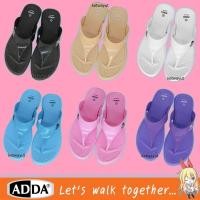 ราคา รองเท้าแตะแบบสวมผู้หญิง adda 83D01 รองเท้าแตะหูหนีบ ใส่สบาย (12412894229)