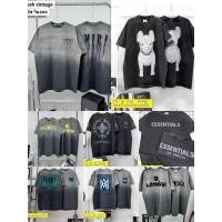 ราคา เสื้อยืดแบรนด์ผ้าฟอก อก48 52 สกรีนลายหน้า หลัง (27539799114)