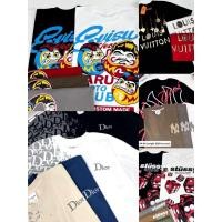 ราคา เสื้อยืดแบรนด์อก44 46สกรีนลายหน้า หลัง (25986010273)