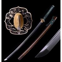 ราคา นำเข้า ดาบซามูไร Damacus Katana งานทำมือแท้ งานตีด้วยมือ Hand Forged Full Tang เหมาะสำหรับสะสม โชว์ (42518354604)