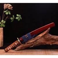 ราคา นำเข้า ดาบสั้นซามูไร Handmade Sakura Tanto งานทำมือแท้ ใบดาบจริง Full Tangผลิตจากเหล็กคุณภาพสูง1095 High Carbon (43168422549)