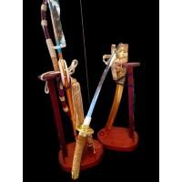 ราคา นำเข้าตกแต่ง Vintage Japan Bow Sword คู่ยุทโธปกรณ์แห่งซามูไรโบราณ คันธนู ดาบญี่ปุ่นงานวินเทจ กลิ่นอายศิลปะ (42860677429)