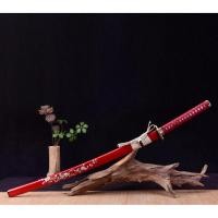 ราคา นำเข้า Japanese Samurai Katana Sword ดาบซามูไรแท้ ใช้เหล็กคุณภาพสูง T10 Steel Clay Tempering Choji Hamon (41468879019)