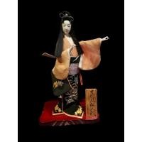 ราคา นำเข้าตกแต่ง ขายตุ๊กตาเกอิชาโบราณญี่ปุ่น Nijoh สไตล์เอโดะ ยุคเกงโระคุ Edo Genroku Style งานสะสมจากญี่ปุ่นแท้ (40110708413)