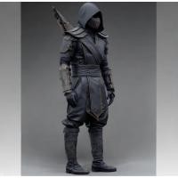 ราคา นำเข้า Black Ninja Leather Armor Costume ชุดเกราะหนังนินจาสีดำ เกราะหนังดีไซน์ นินจา Assassin Warrior เท่ลึกลับ (28691286612)