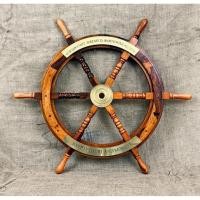 ราคา นำเข้า พวงมาลัยไม้รูปพวงมาลัยเรือ Handmade Nautical Wall Decor พวงมาลัยไม้ขนาด 36 นิ้ว งานแฮนด์เมด คุณภาพสูง (44118095723)