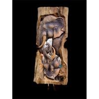 ราคา ไม้แกะสลักรูปช้าง ขนาด 50 cm วัสดุ ไม้แท้ งานแกะสลักมือ ดีไซน์สวยงาม รายละเอียดคมชัด (43207249894)