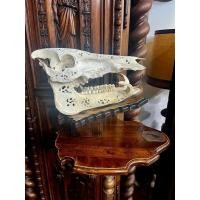 ราคา นำเข้าตกแต่งสวยงาม หัวหมูป่าไม้แกะสลัก งานศิลปะแฮนด์เมดสุดทรงคุณค่า แกะสลักจากไม้ทั้งชิ้น งานเก่า หายาก (25245919961)