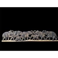 ราคา โขลงช้างไม้สัก งานแกะสลักลงดำ สไตล์วินเทจ ขนาด กว้าง 20 ซม ยาว 120 ซม สามารถแขวนได้ โขลงช้างงานแกะสลักไม้สักแท้ (40605684469)