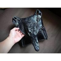 ราคา กระเป๋าหนังจระเข้แท้ สะพายข้าง สีดำ ทรงสี่เหลี่ยม สินค้าใหม่ พร้อมส่ง หนังแท้ 100 สะพายได้ทุกวัน (40107013432)