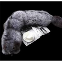 ราคา นำเข้า Whole Fox Fur Scarf แท้เต็มตัว 100 110 ซม Silver Fox ขนจิ้งจอกแท้ ฟาร์มเลี้ยง ขนาดเต็มตัว 100 110 ซม (41658112986)
