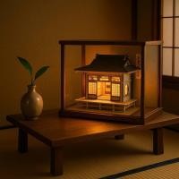 ราคา นำเข้า Yamaga Washi Light House แสงแห่งความสงบในเรือนญี่ปุ่นดั้งเดิม ภายในตู้กระจกไม้เนื้อดี บรรจุ เรือนญี่ปุ่นจำลอง (52601039611)