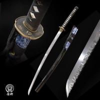 ราคา นำเข้า คาตานะ ดามัสกัส อุกกาบาต ดาบซามูไรแท้ Katana ดาบสะสมคุณภาพสูง ความยาวรวม 103 ซม มาตรฐานคาตานะ (43174565111)