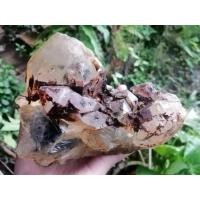 ราคา นำเข้า ช่อควอตซ์เขี้ยวหนุมานแท้ จากพม่า ช่อใหญ่ทรงพลัง ด้านในมีมิติเต็มไปด้วยแร่สวยหายาก แก้วปวกเขียว แก้วขนเหล็ก (42623944973)