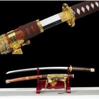 ราคา นำเข้า Handmade Samurai Katana T10 ดาบซามูไรญี่ปุ่น งานทำมือ ใบมีดขัดเงา T10 (28092530334)