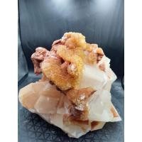 ราคา นำเข้า หินแคลไซต์ Calcite Crystal สี น้ำตาลประกายระยิบระยับ เหลี่ยมสวย น้ำหนัก 8 กิโลกรัม (47201235740)