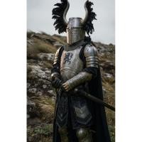 ราคา นำเข้ายุโรป Medieval Templar Armor Suit ชุดเกราะอัศวินนักรบครูเสดแห่งศตวรรษที่ 14 สุดยอดชุดเกราะสไตล์ยุคกลาง (41625008045)