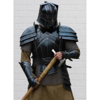 ราคา นำเข้ายุโรป Dwarven Gothic Full Body Armor Suit ชุดเกราะอัศวินแห่งคนแคระสไตล์โกธิค งานเหล็กแท้ 18 เกจ สวมใส่ได้จริง (40624994543)