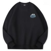 ราคา เสื้อกันหนาว คอกลม ผ้าแคชเมียร์ ทรงหลวม ลายการ์ตูน Sesame Street แบบเรียบง่าย สไตล์เรโทร สําหรับผู้ชาย (55401734019)