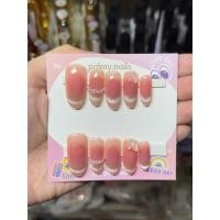 ราคา เล็บปลอมออมเบสีชมพูนูดปลายลูกแก้ว ในภาพทรงอัลมอนยาว แจ้งไซร์ในแชทเลยค่ะ (29874167023)