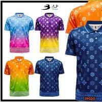 ราคา ลดกระหน่ําถึง1 000บาท เสื้อโปโลพิมพ์ลาย บีซีเอส กีฬา รุ่น เจ9020 ลายดอก ราชาปัญญา แท้100 (58051173288)