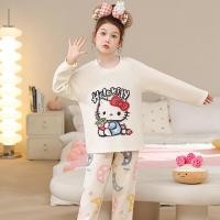 ราคา ชุดนอนเด็กผู้หญิงแขนยาวคอกลม สไตล์สบายๆ สำหรับเด็กวัยหัดเดิน (27692672709)