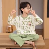 ราคา ชุดนอนเด็กชาย สไตล์เสื้อแขนยาวรอบคอกับลายการ์ตูน เหมาะสำหรับเด็กวัยหัดเดินและสวมใส่ภายในบ้าน (26442368254)