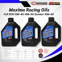ราคา MAXIMA RACING OIL น้ำมันเครื่องสังเคราะห์แท้ Full Syn 10W 40 15W 50 ขนาด 1 ลิตร แถมสติ๊กเกอร์ (29678350910)