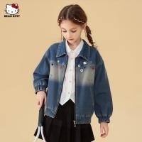 ราคา เสื้อแจ็คเก็ตยีนส์ฤดูใบไม้ร่วงสำหรับเด็กผู้หญิง สไตล์ใหม่สวมใส่สบาย (50851772893)