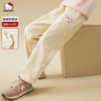 ราคา กางเกงวอร์มเด็กผู้หญิงทำจากผ้าฟลีซ สไตล์สำหรับการวิ่งและสวมใส่ง่าย (48251384852)