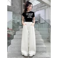 ราคา กางเกงผ้าฝ้ายสำหรับฤดูร้อน ใหม่ในปี 2025 สไตล์หลวม ใส่สบาย เหมาะสำหรับใส่ลำลอง (43067576982)