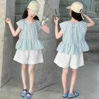 ราคา ชุดสูทเด็กผู้หญิงปี 2025 ชุดเดรสแฟชั่นฤดูร้อน สไตล์ใหม่สำหรับวัยรุ่น (42518330122)